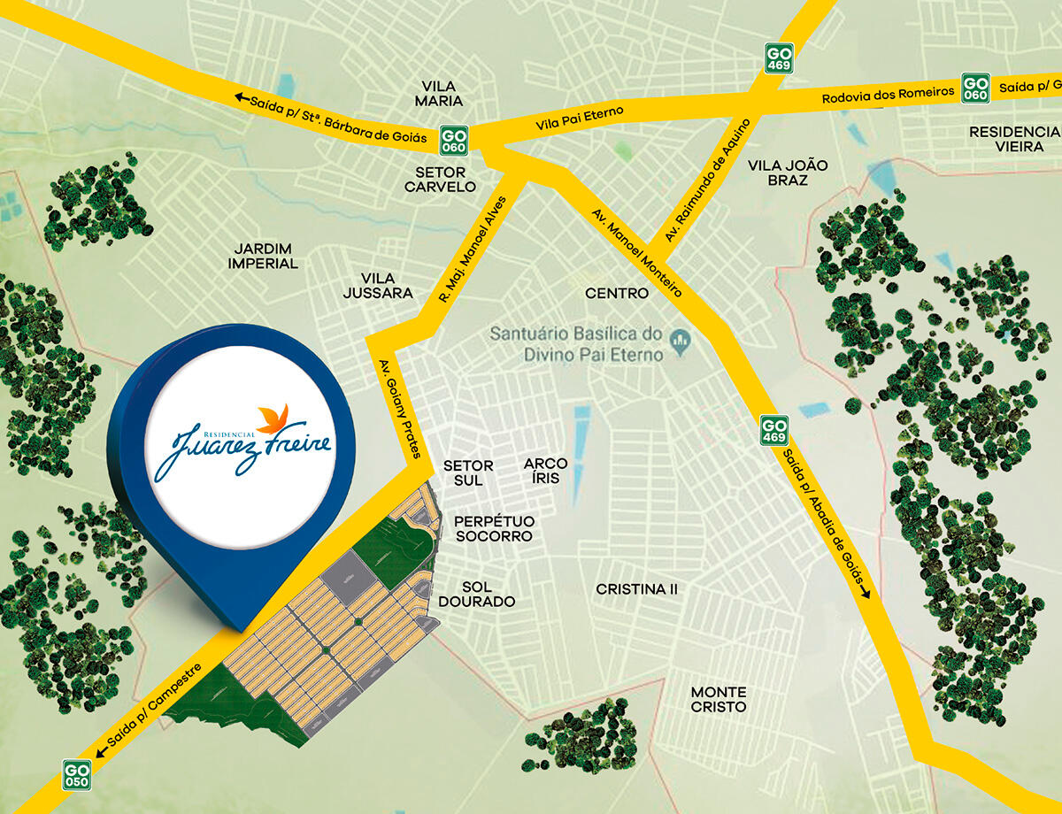Residencial Juarez Freire em Trindade/GO